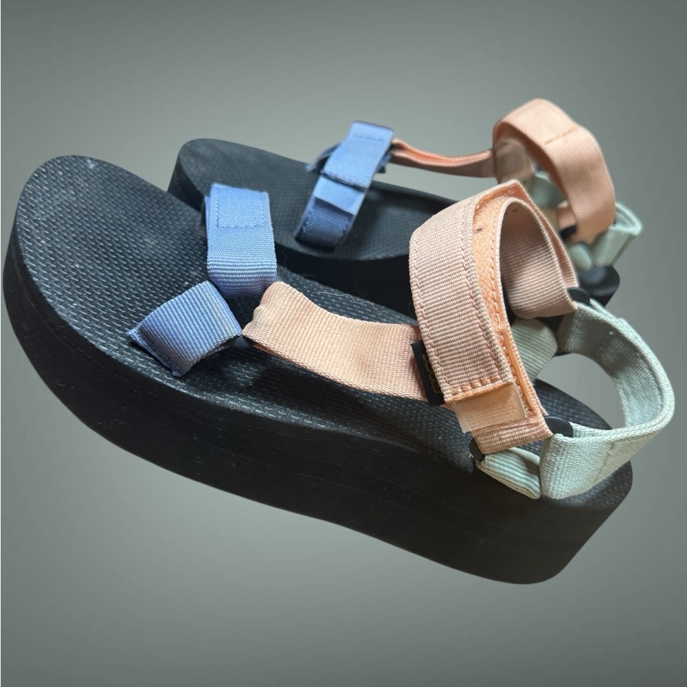 Teva Women's watercolor flatforms